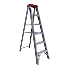 Indalex Single Side Aluminium Step Ladder 6'